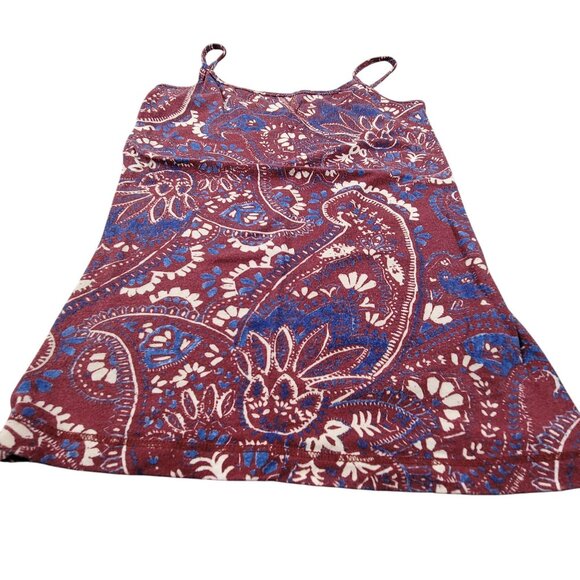 Aeropostale Womens Tank Top Paisley Print Spaghetti Strap Size Small JH1816 - Picture 4 of 6